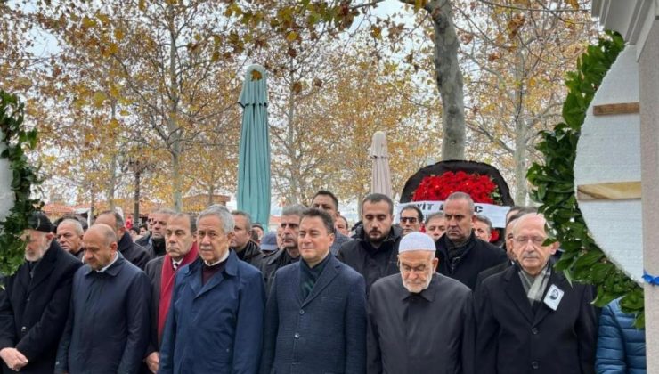 Ali Babacan’ın annesi son seyahatine uğurlandı