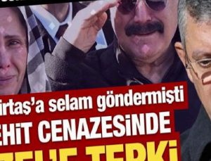 Demirtaş’a selam göndermişti: Özgür Özel’e şehit cenazesinde reaksiyon