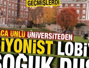 Dünyaca ünlü üniversiteden siyonistlere karşı dikkat çeken karar!