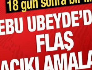 Ebu Ubeyde: 180 düşman zırhlısını imha ettik!