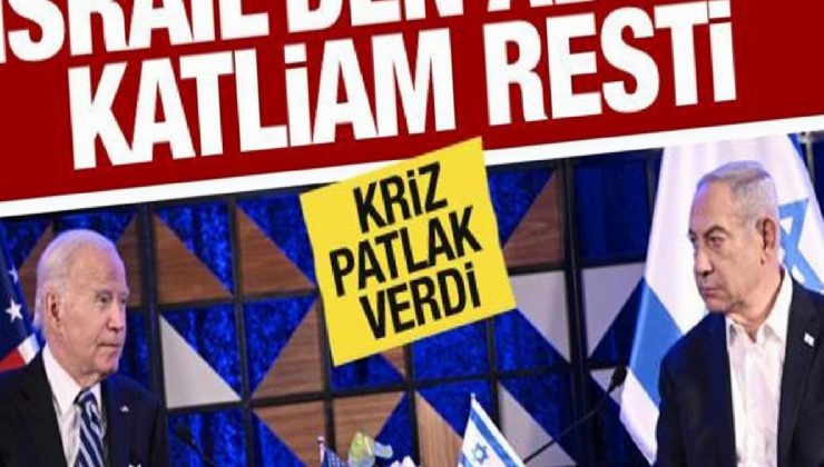 İsrail’den ABD’ye katliam resti! Ortalarındaki krizi itiraf ettiler