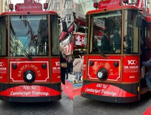 Bahçelievler’de 100. Yıla Özel Nostaljik Tramvay