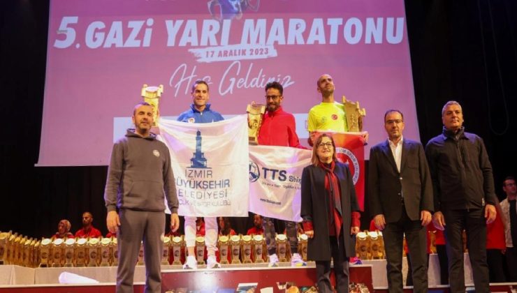 5. Gazi Yarı Maratonu’nun mükafatları sahiplerini buldu