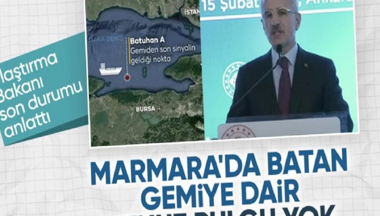 Abdulkadir Uraloğlu’ndan kargo gemisine ait açıklama