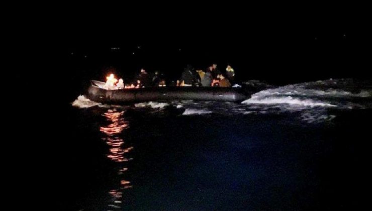 Ayvalık’ta 48 göçmen yakalandı, 32’si de kurtarıldı