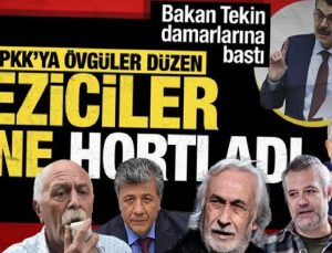 Bakan Tekin damarlarına bastı! FETÖ/PKK’ya övgüler sistem Seyahatçiler tekrar hortladı!
