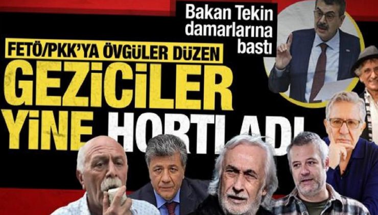 Bakan Tekin damarlarına bastı! FETÖ/PKK’ya övgüler sistem Seyahatçiler tekrar hortladı!
