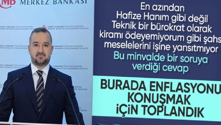 Fatih Karahan, eski lider üzerinden gelen sorulara karşılık vermedi: Enflasyon konuşmaya geldik!