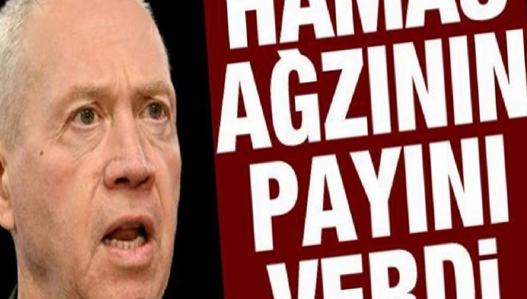 Hamas’tan İsrail Savunma Bakanı’na yanıt