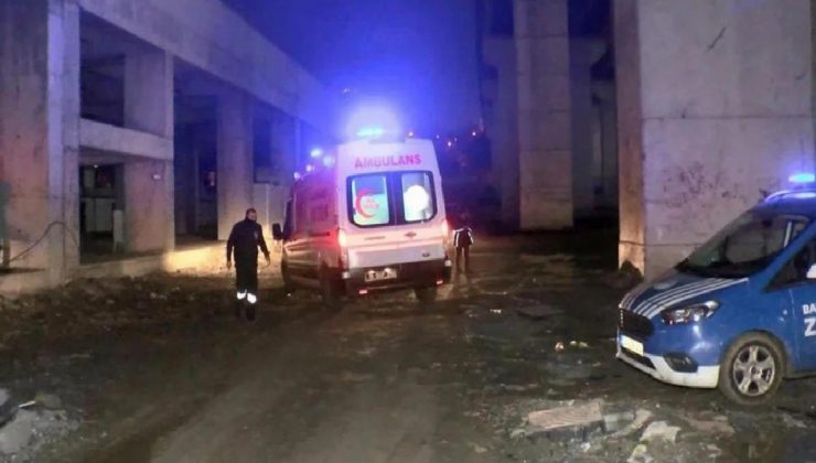 İçi su dolu asansör boşluğunda can pazarı