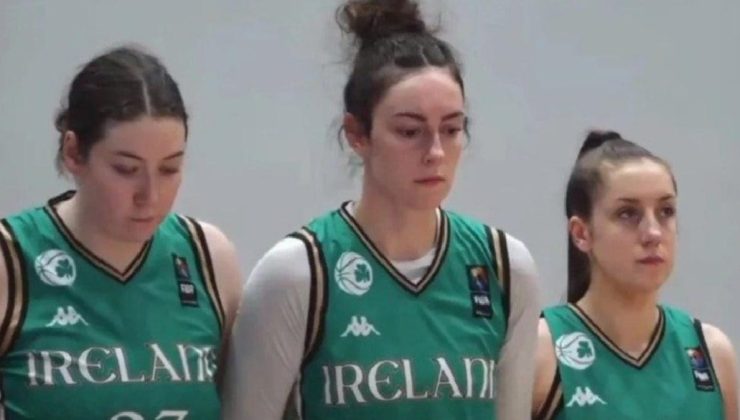 İrlanda Bayan Basketbol Kadrosu rakibi İsrail’i protesto etti