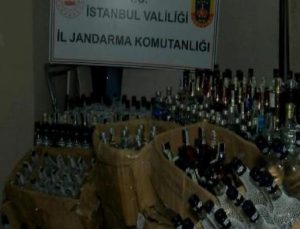 İstanbul’da yılbaşı öncesi 7 bin 250 litre geçersiz içki ele geçirildi