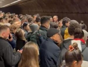 Kadıköy-Sabiha Gökçen Havalimanı metrosunda arıza! Vatandaşlar isyan etti