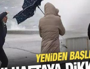Meteoroloji’den yeni hafta uyarısı: Fırtına başlıyor!