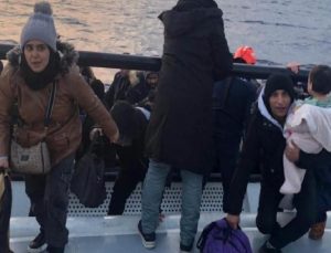Muğla’da Yunanistan’ın vefata terk ettiği 32 göçmen kurtarıldı