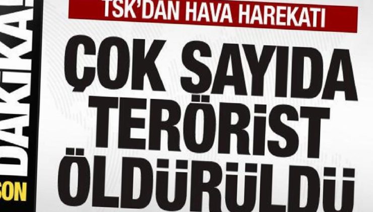 TSK’dan hava harekatı! 16 maksat imha edildi! Çok sayıda terörist öldürüldü