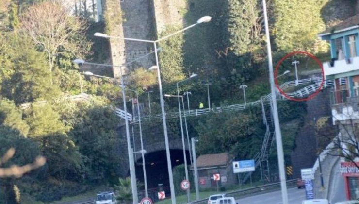 Tünel üstünden kara yoluna düşüp, öldü